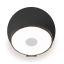 Gravy Circular Black LED Dimmable Wall Sconce