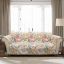 Sydney Floral Blue and Yellow Water-Resistant Loveseat Slipcover