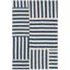 Pacific Stripe Handwoven Wool Rectangular Area Rug