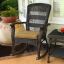 Portside Dark Roast Wicker Outdoor Rocking Chair with Cushions