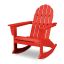 Sunset Red Vineyard Adirondack Outdoor Rocking Chair