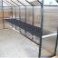 Monticello 24FT Vented PVC Greenhouse Work Bench System