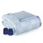 Toile Wedgewood Queen-Sized Electric Heated Sherpa Blanket