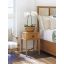 Newport Transitional Sandstone Solid Wood Nightstand with Cross Stretcher