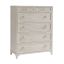 Cream Coastal Transitional 6-Drawer Dresser with Soft Close