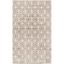 Brown Geometric Stain-Resistant Rectangular Area Rug