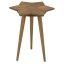 Classic Round Solid Wood 20" Petal Side Table