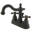 Heritage Oil Rubbed Bronze 4-inch Centerset Lavatory Faucet