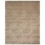 Bronze Geometric Hand-Knotted Wool and Viscose Rug, 8' x 10'