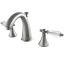 Wilshire 8" Brushed Nickel Widespread Bathroom Faucet with Acrylic Lever Handles