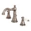 Elegant Black Stainless 8" Widespread Traditional Bathroom Faucet
