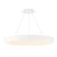 Corso White 43" LED Drum Pendant with Dimmable Light