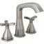 Modern Stainless Steel Widespread Bathroom Faucet with ADA Compliance