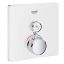 Eurostyle Moon White Modern Wall-Mounted Thermostatic Shower Trim