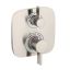 Ecostat E Modern Thermostatic Shower Trim with Diverter in Brushed Nickel