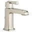 Polished Nickel Single-Hole Bathroom Faucet with Drain Assembly