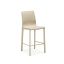 Jada Sand Leather 19"x41" Modern Counter Stool with Metal Frame