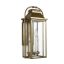 Wellsworth Painted Distressed Brass 3-Light Rectangular Lantern Sconce