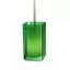 Mist Art Glass Mini Pendant with Green Square Shade