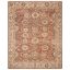 Samarkand Red and Beige Hand-Knotted Wool Area Rug 10' x 14'