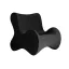 Black Plastic Armless Outdoor Lounge Chair