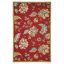 Chelsea Red Floral Hand Hooked Wool Area Rug