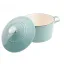 Turquoise 7 Qt Enameled Cast Iron Dutch Oven with Lid