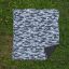 Blue Camouflage Water Resistant Sherpa Backed Throw Blanket, 50" x 60"