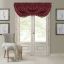 Rouge Damask Waterfall Tassel Sill Length Valance