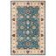 Antiquity Inspired Blue and Beige Handmade Wool Area Rug - 7'6" x 9'6"