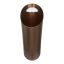 Bronze Slim Plastic Touchless Wastebasket for Kids