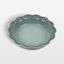 Sea Salt Green Stoneware 9" Fluted Pie Dish