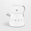 White Stainless Steel Whistling Stovetop Kettle