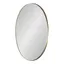 Midcentury Oval Gold Iron Vanity Mirror 24x34.7 Inches