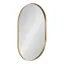 Elegant Gold Full-Length Capsule Wall Mirror 23x35