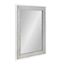 Deely 43.5" White Rectangular Wood Wall Mirror