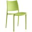 Green Modern Plastic Indoor/Outdoor Side Chair