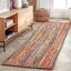 Handmade Multicolor Cotton and Jute Braided Runner Rug