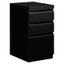 Mobile Brigade 3-Drawer Lockable Legal-Size Pedestal in Black