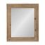 Garvey 36" x 30" Rustic Brown Solid Wood Full-Length Vanity Mirror