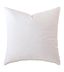 24" White Cotton Duck Feather Throw Pillow Insert