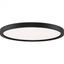 Elegant 15" Bronze & Nickel LED Flush Mount for Indoor/Outdoor