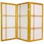 Honey 3-Panel Shoji Screen with Rice Paper