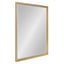 Gold Rectangular Beveled Wall Mirror with Polystyrene Frame