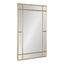 Gold Leaf Rectangular Wood Framed Vanity Mirror, 24 x 36