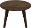 Antique Cherry 24" Round Solid Wood Coffee Table