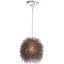 Chrome Sea Urchin Inspired Mini Globe Pendant Light