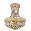 Gold and Clear Crystal 8-Light Royal Cut Chandelier