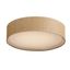 20'' Gold Coast Grass Cloth LED Drum Ceiling Light