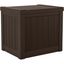 Java Brown 22-Gallon Resin Outdoor Deck Box